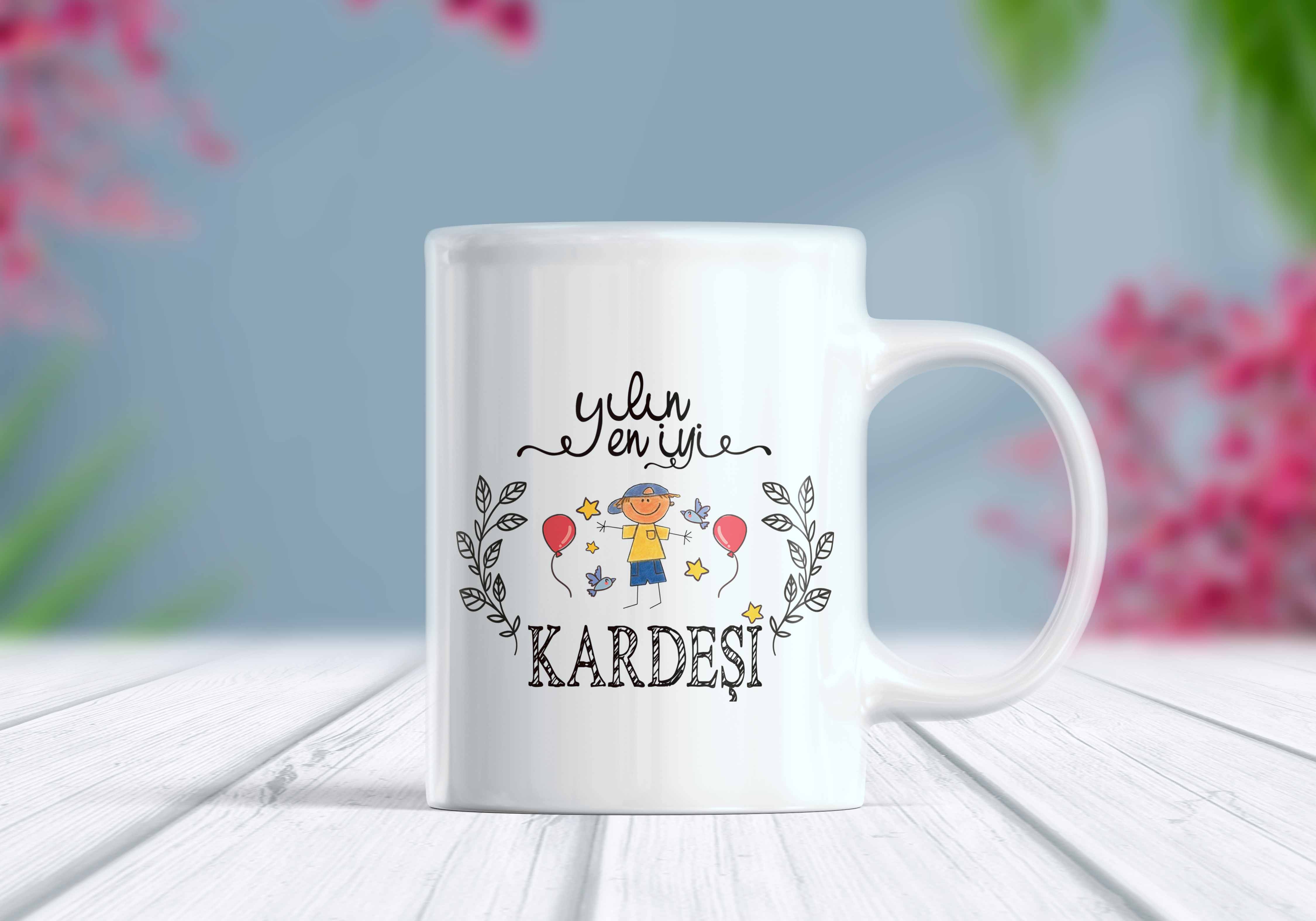 Yılın En İyi Kardeşi Yazılı Kupa Bardak