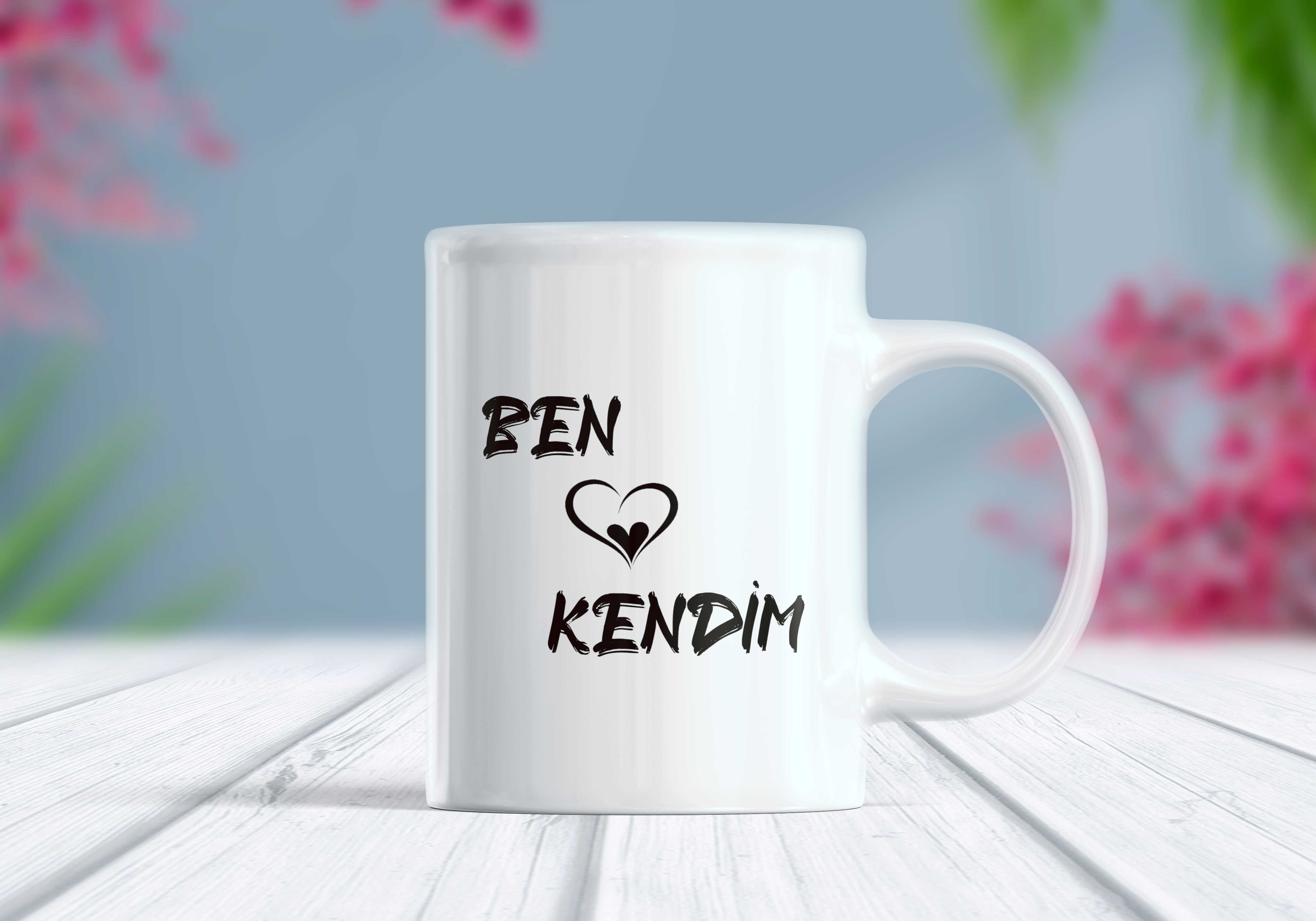 Ben Kalp Kendim Yazılı Kupa Bardak