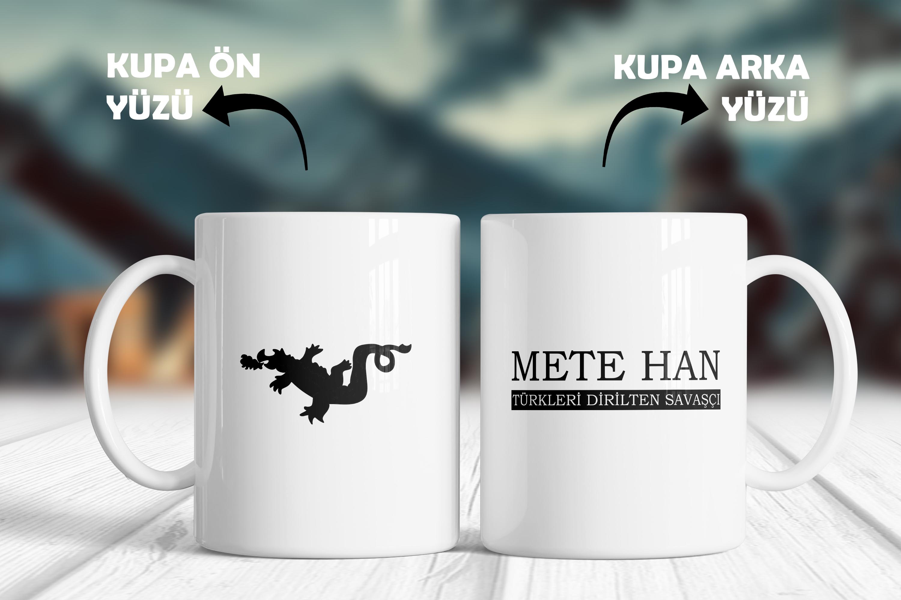 Mete Han-1 Tarihi Karakterler Kupa Bardak