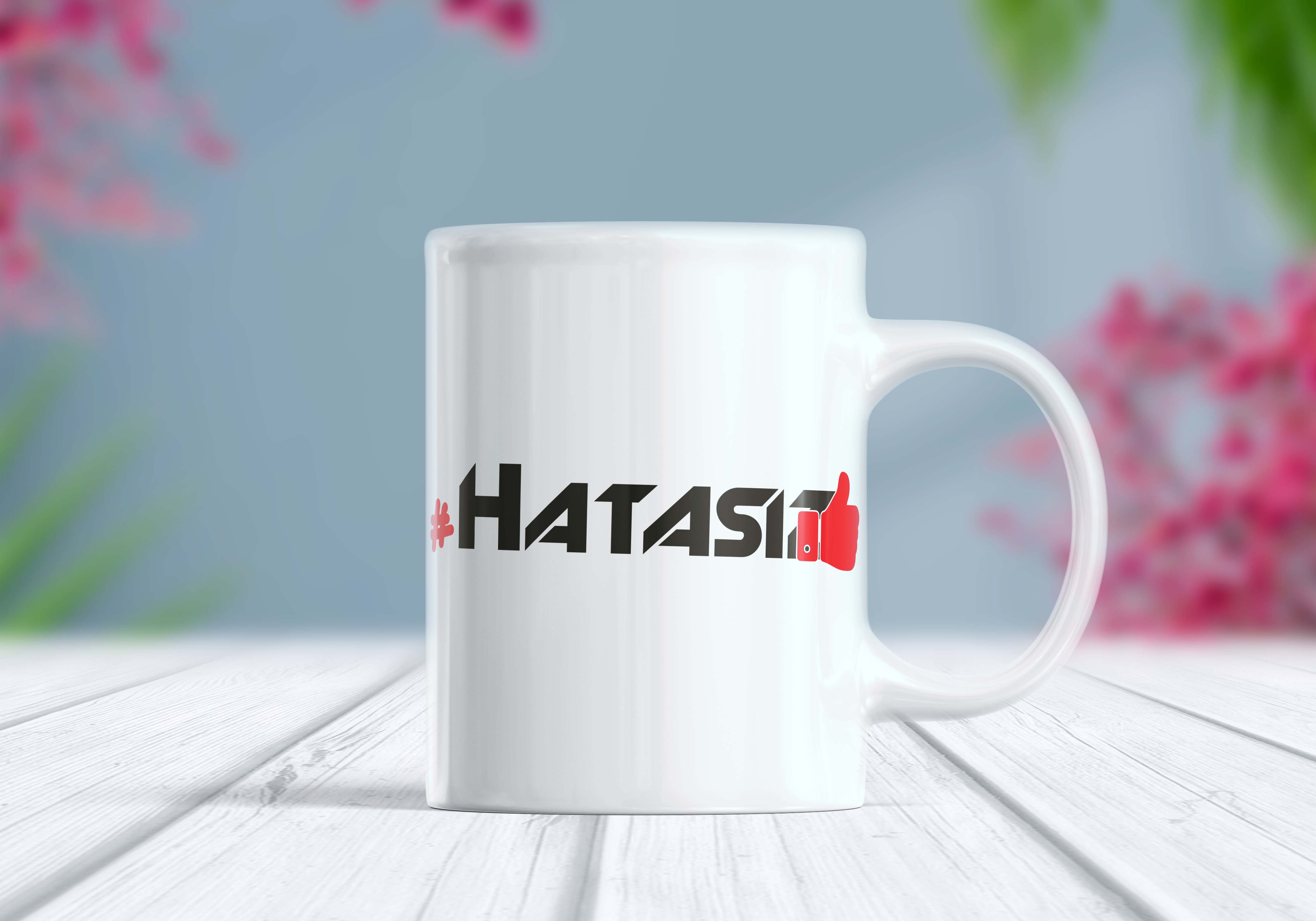 Hatasız Yazılı Etiket Kupa Bardak