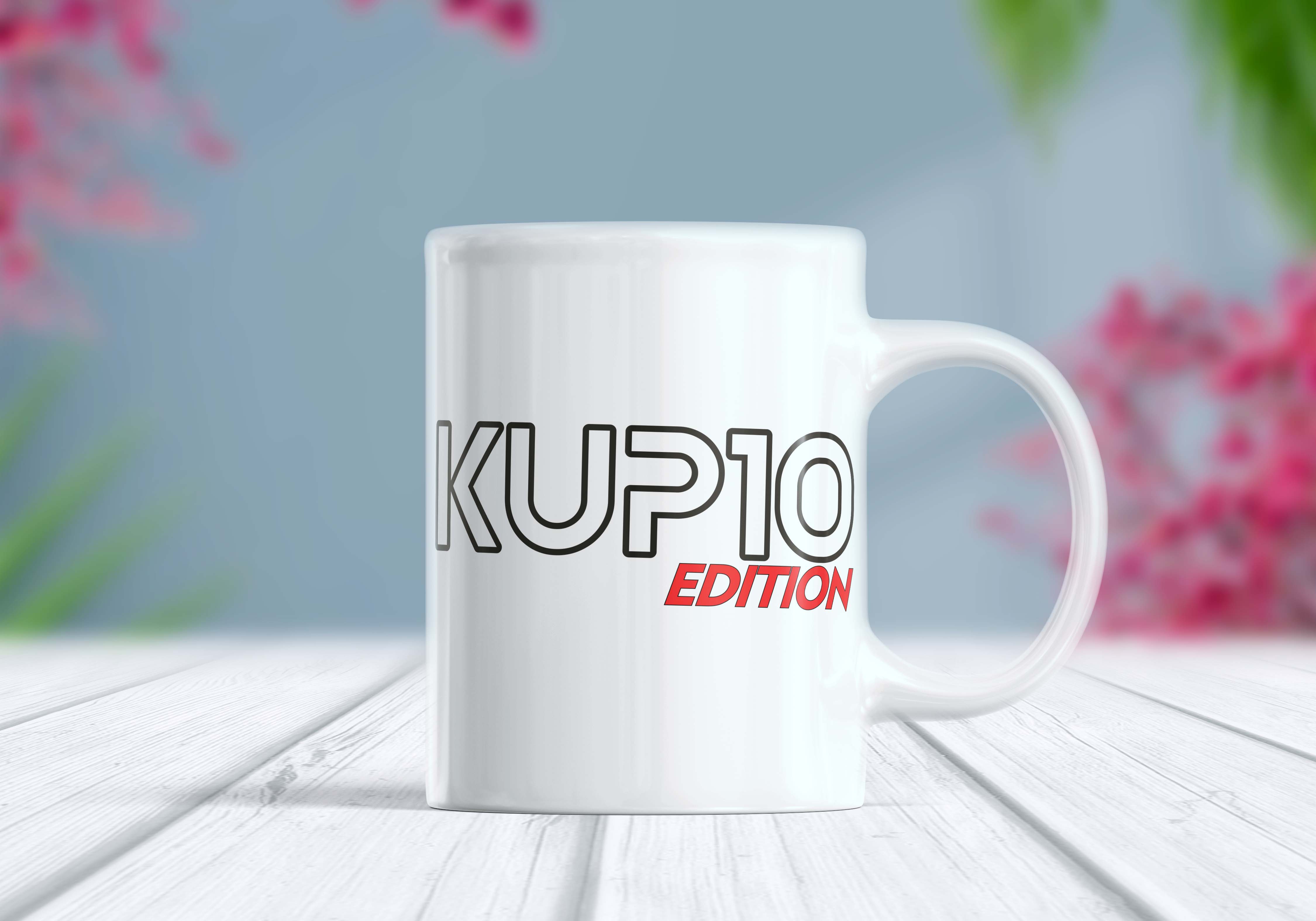 Kup10 Edition Yazılı Etiket Kupa Bardak
