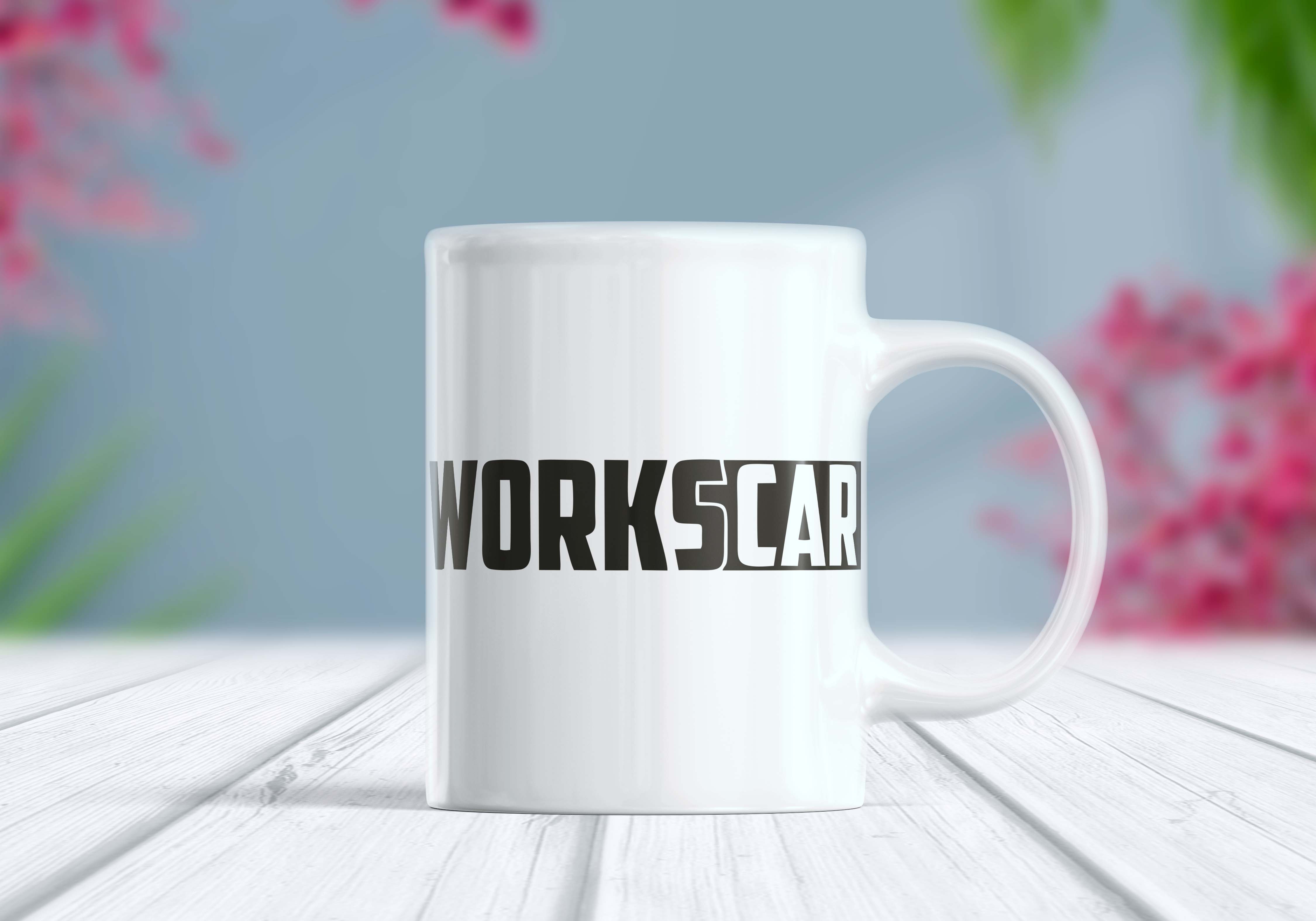 WorksCar Etiket Kupa Bardak