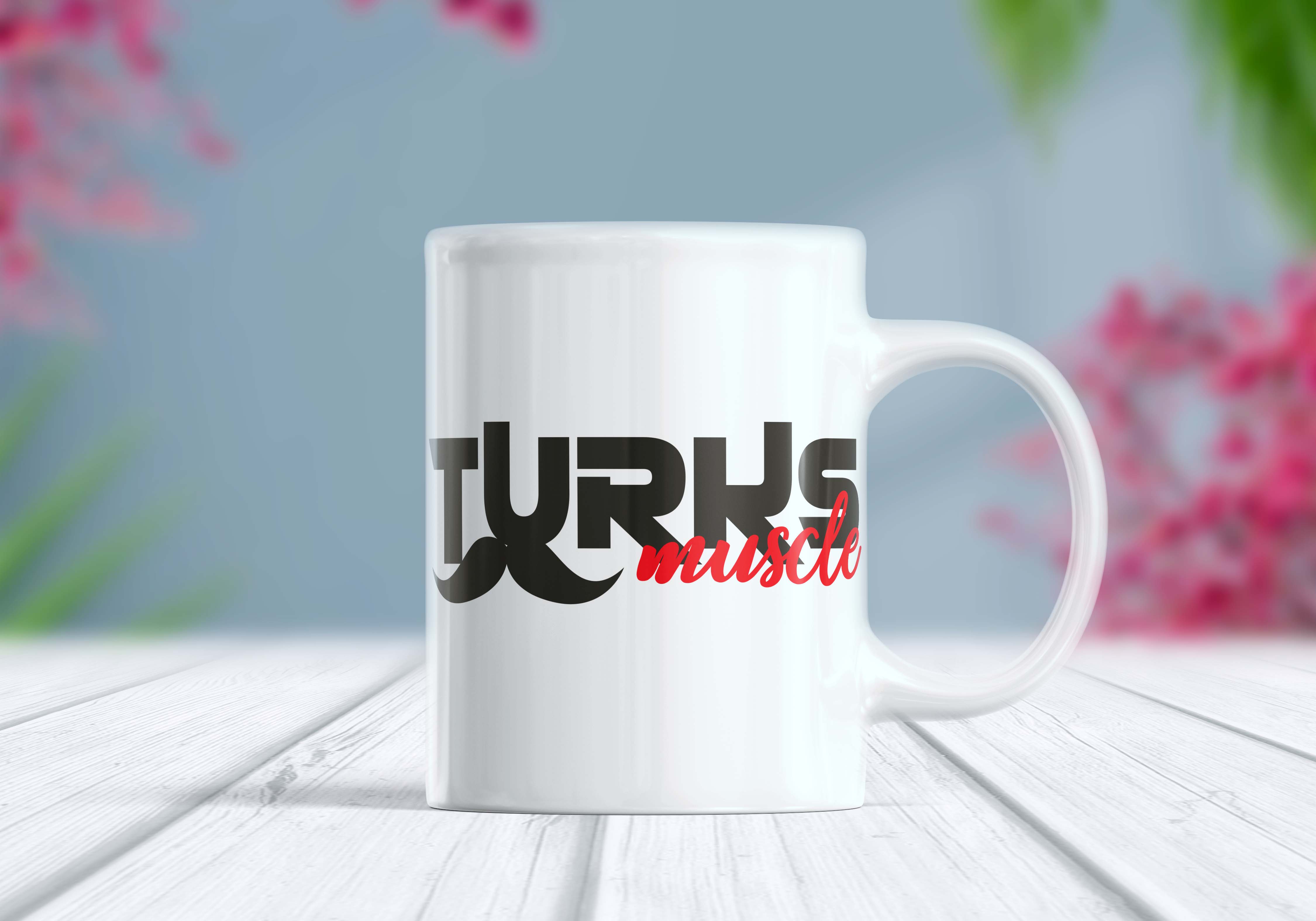 Turks Muscle Etiket Kupa Bardak