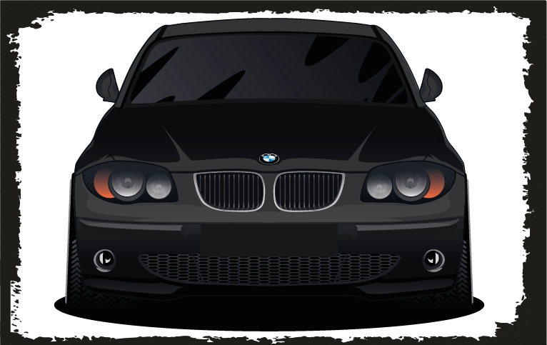 BMW Otomobil Ahşap Poster