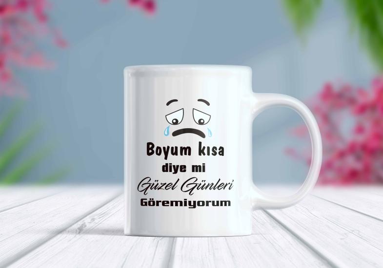 Boyum Kısa Diye mi Güzel Günleri - Komik Kupa | Berilden