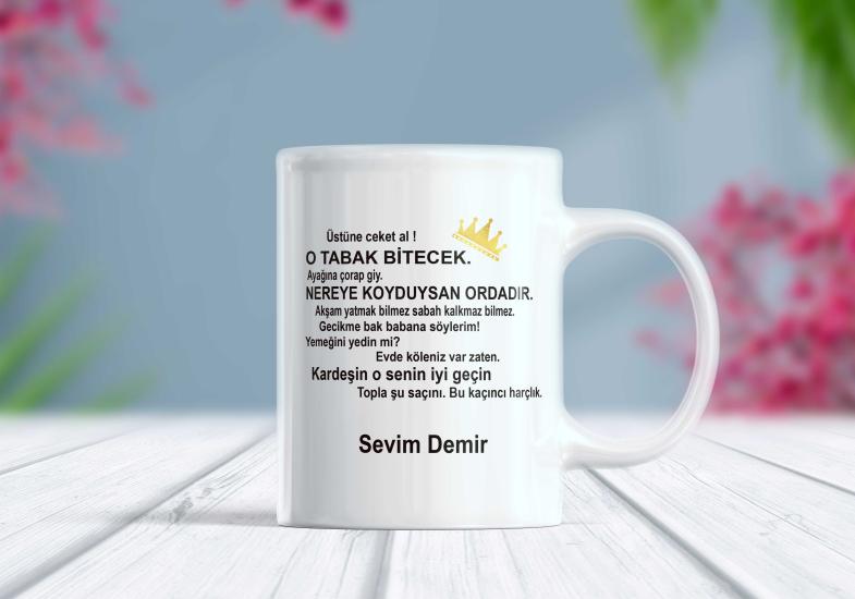 Anne Sözleri İsim - Hediye Kupa | Berilden