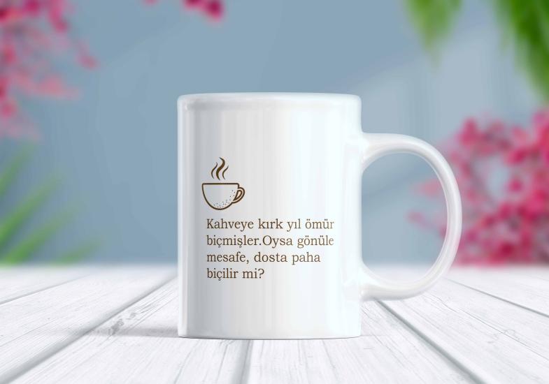 Kahveye Kırk Yıl Ömür Biçmişler - Komik Kupa | Berilden