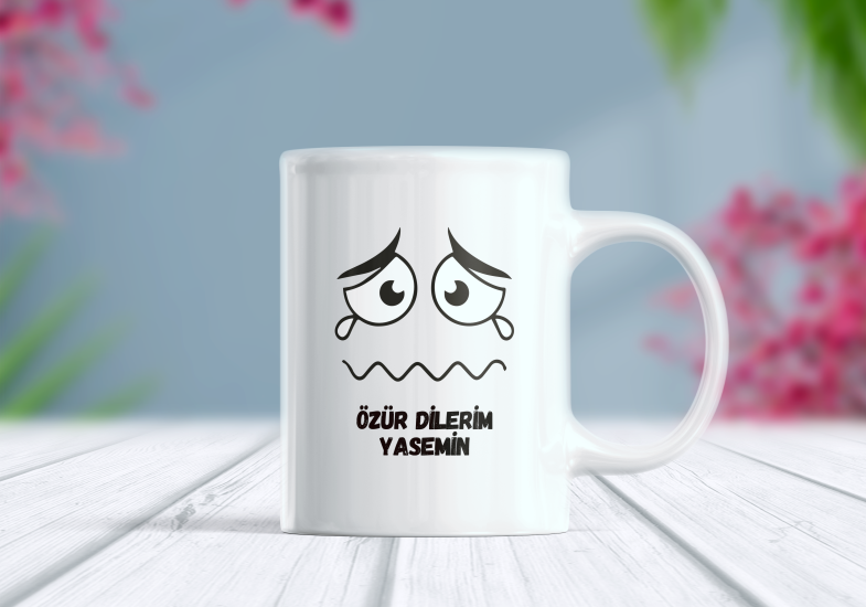 Özür Dilerim İsim Yazılabilir - İsme Özel Kupa | Berilden