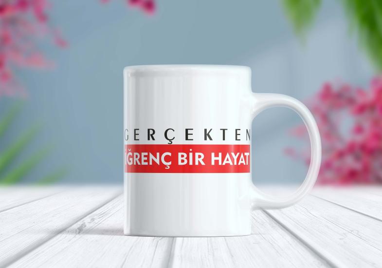Gerçekten İğrenç Bir Hayat - Etiket Kupa | Berilden