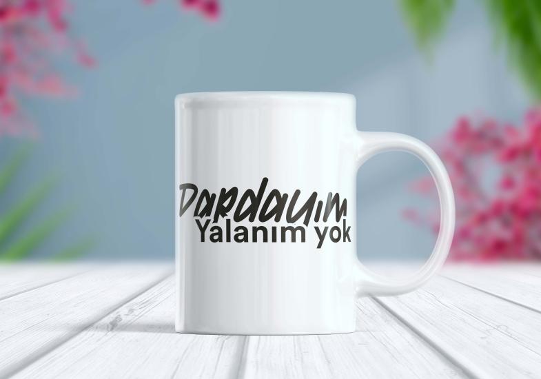 Dardayım Yalanım Yok - Etiket Kupa | Berilden