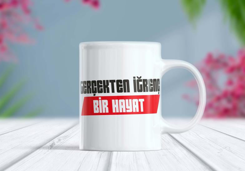 İğrenç Bir Hayat - Etiket Kupa | Berilden