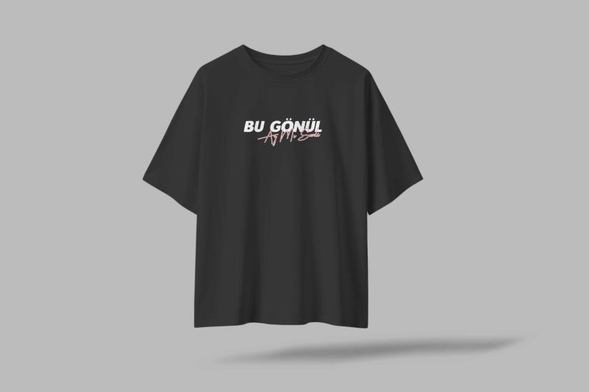 Bu Gönül az Mı Sevdi Komik Yazılı Oversize Unisex T-Shirt