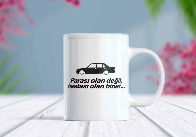 Otomobil Baskılı Kişiselleştirilebilir Kupa Bardak