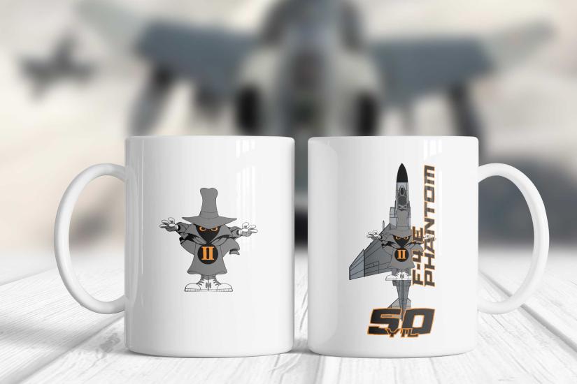 F-4 Phantom 50. Yıl Renkli Jet Uçak Kupa Bardak