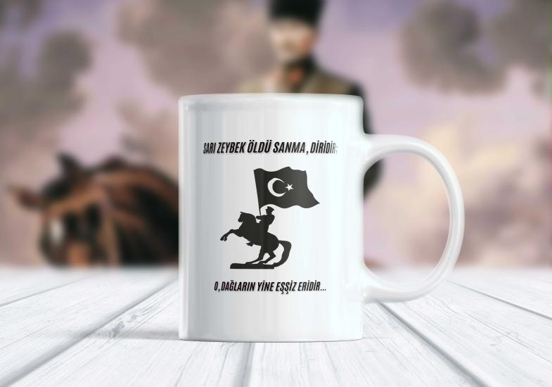 Atatürk Sarı Zeybek Öldü Sanma-Türk Liderleri Kupa