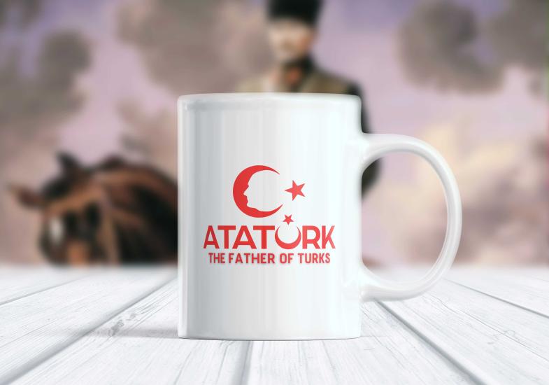 Atatürk The Father Of Turks - Türk Liderleri Kupa