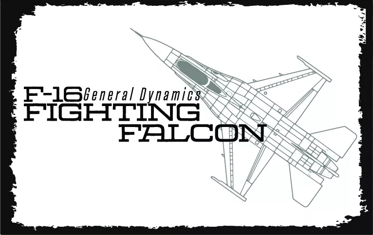 F-16 Fighting Falcon Jet Uçak Ahşap Poster