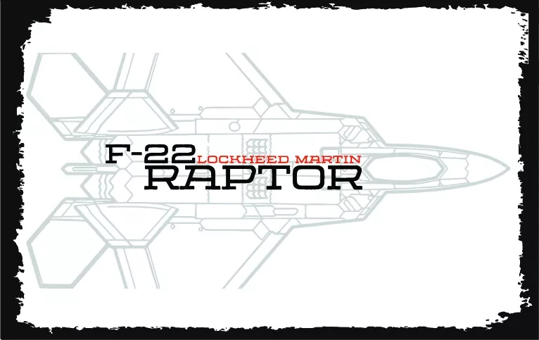 F-22 Raptor Jet Uçak Ahşap Poster