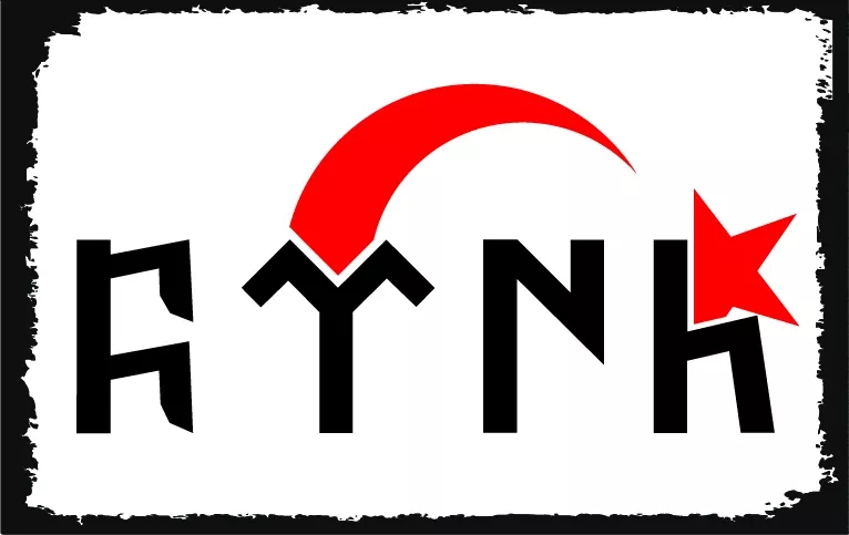 Göktürkçe Türk Yazılı Ahşap Poster