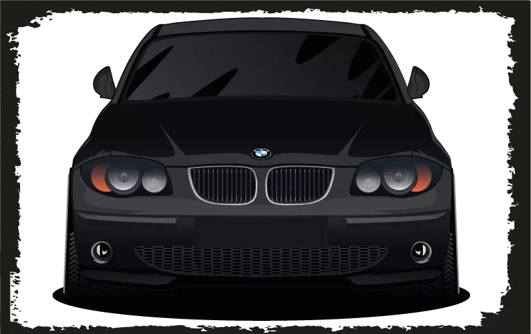 BMW Otomobil Ahşap Poster